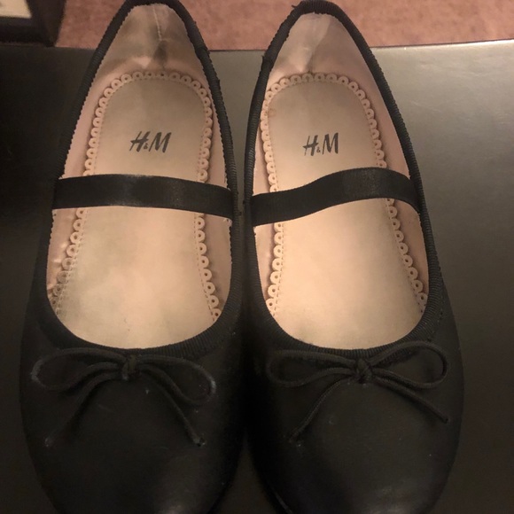 H&M Shoes Girls Hm Black Flats Poshmark